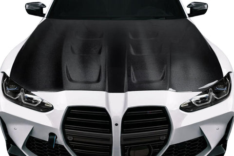 2021-2025 BMW G80 M3 / G82 G83 M4 Carbon Creations Fighter Hood - 1 Piece