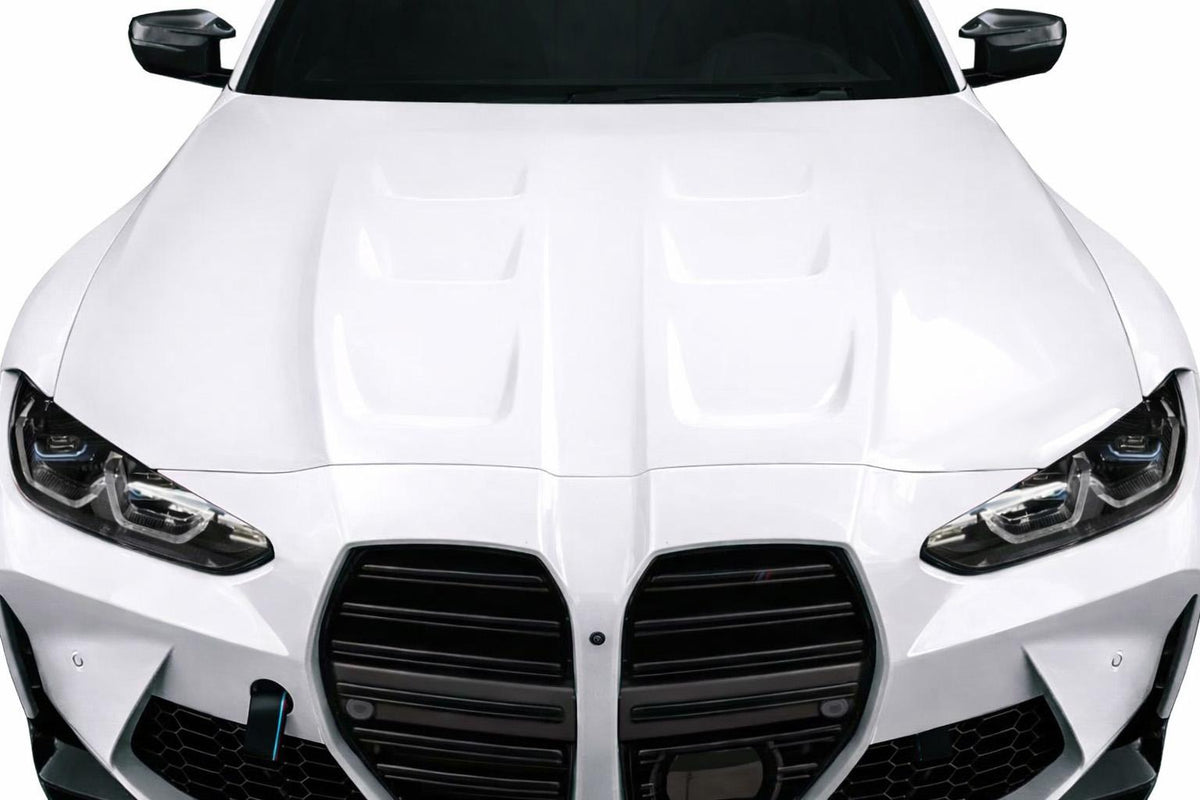2021-2025 BMW G80 M3 / G82 G83 M4 Fighter Hood, Fiberglass - view 1