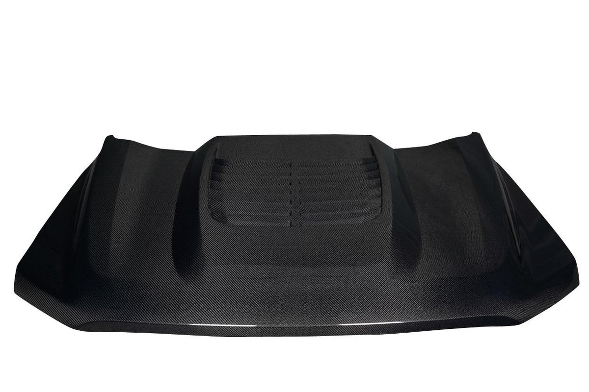 2021-2025 Ford F-150 Adventure Hood, Carbon Fiber - view 2