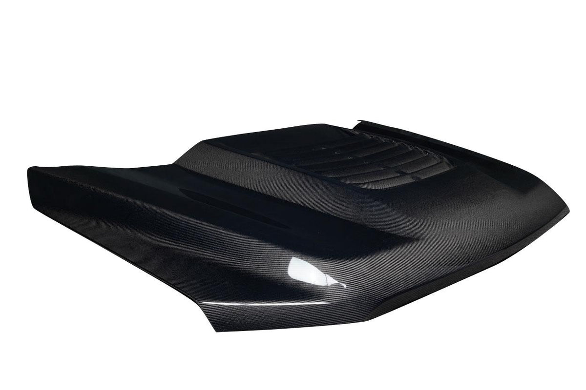 2021-2025 Ford F-150 Adventure Hood, Carbon Fiber - view 4