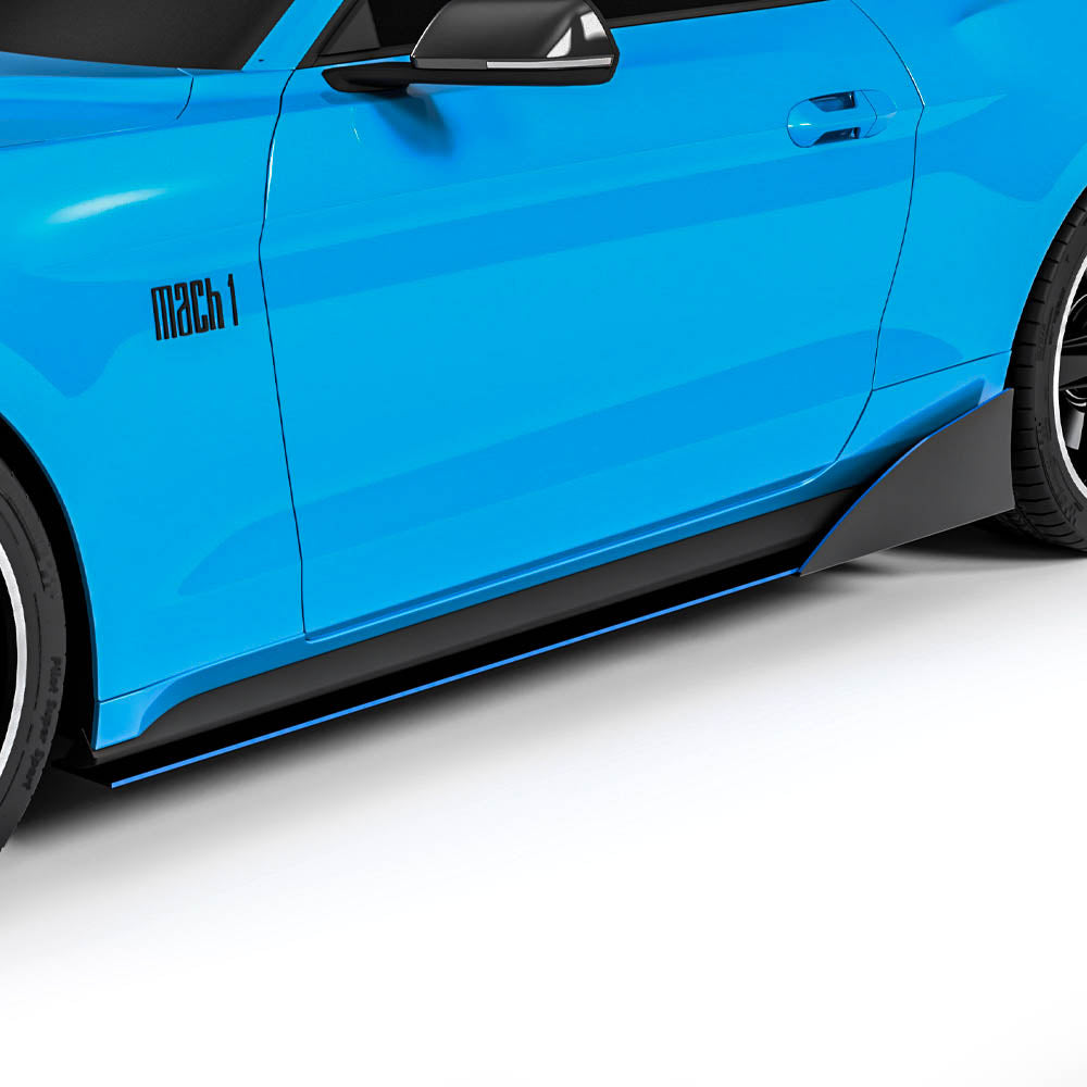 2021-2025 Ford Mustang Mach 1 LV4 Side Splitters, USA Made