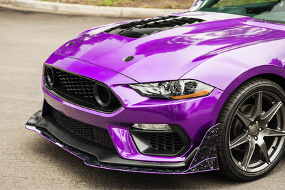 2021-2025 Ford Mustang Mach 1 LV4 Front Splitter, ABS - view 3
