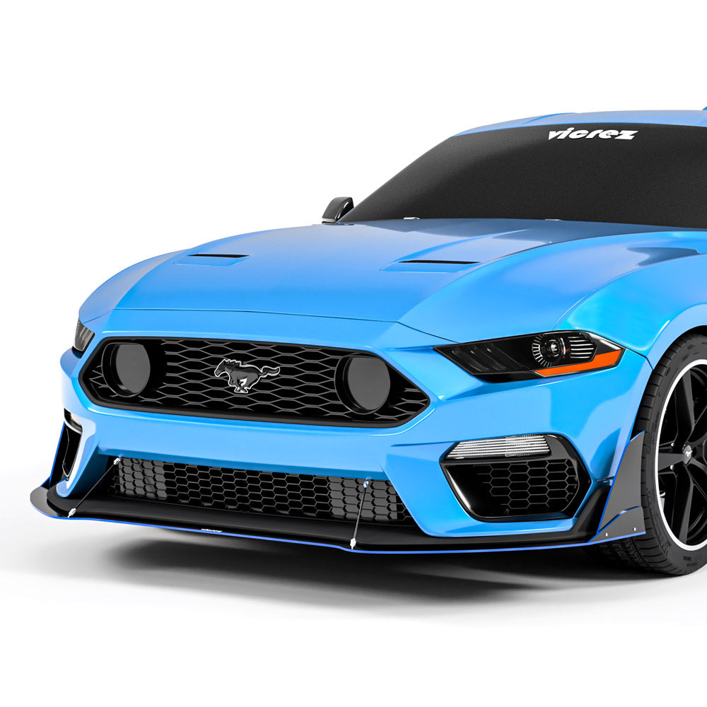 2021-2025 Ford Mustang Mach 1 LV4 Front Splitter, ABS - view 8