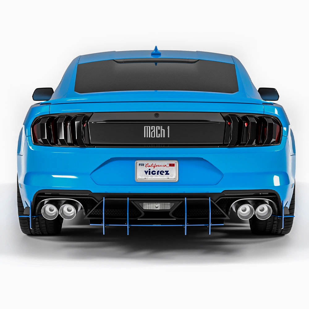 2021-2025 Ford Mustang Mach 1 LV4 Rear Diffuser, USA Made - view 3