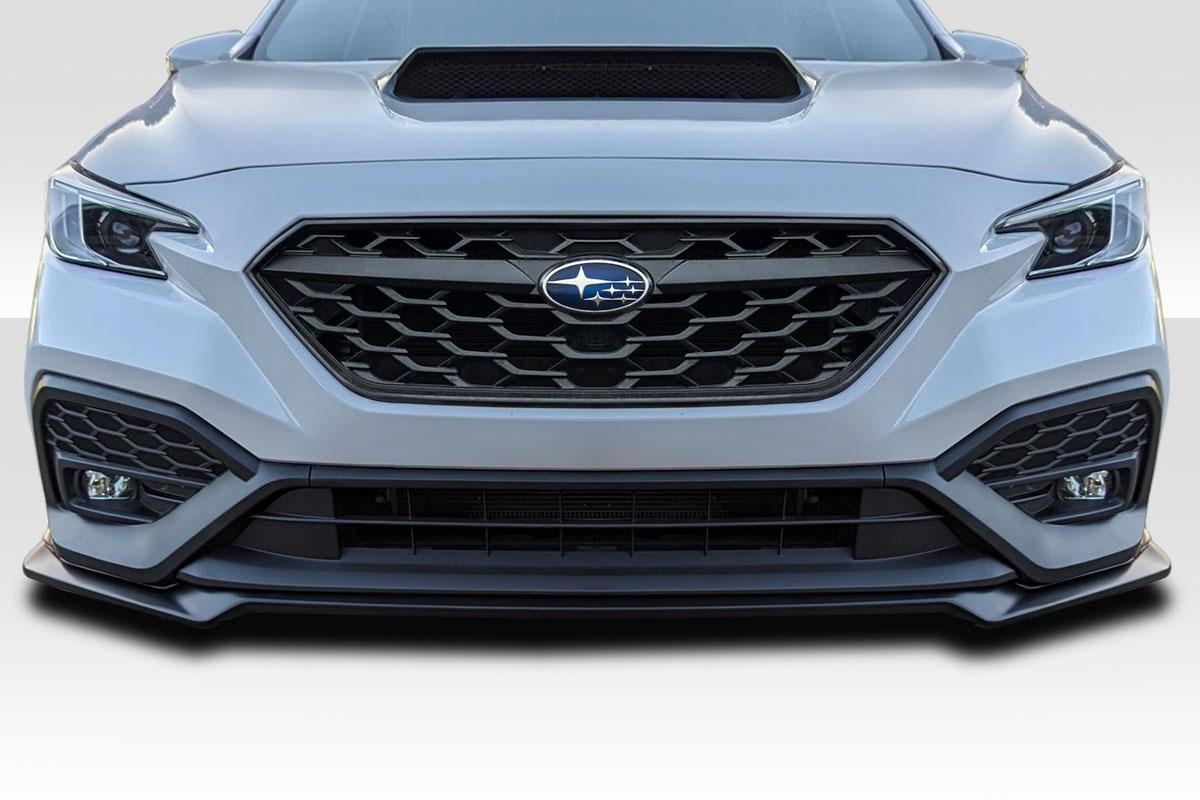 2022-2023 Subaru WRX STI Look Front Lip Spoiler Air Dam, Fiberglass - view 1
