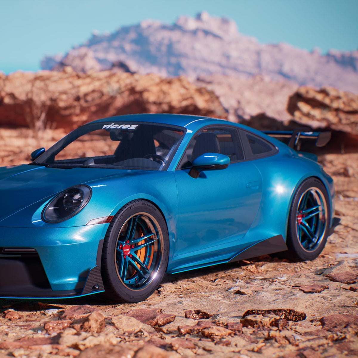 2022-2024 Porsche 911 GT3 Uruzo Style Aero Package - view 10