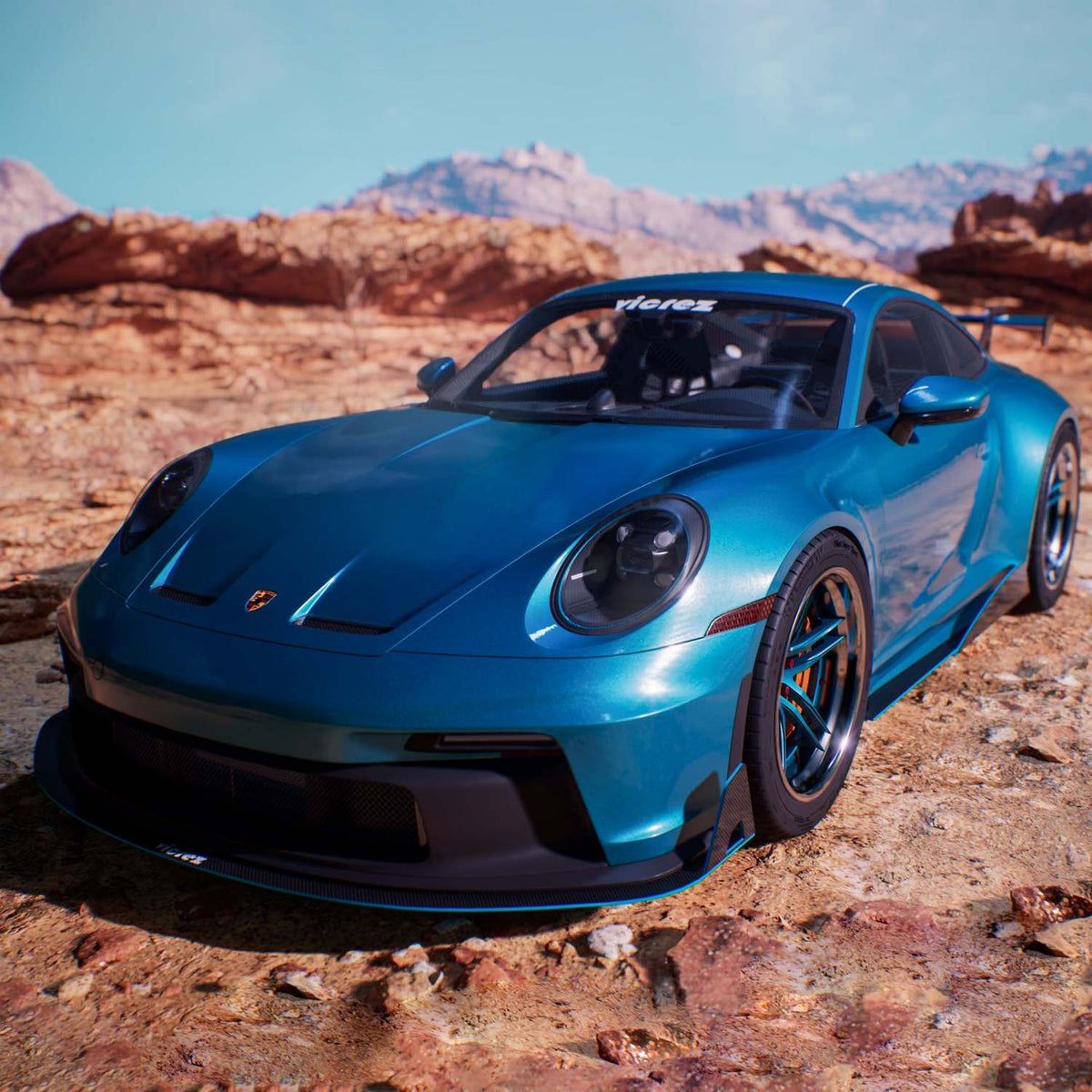 2022-2024 Porsche 911 GT3 Uruzo Style Aero Package - view 11