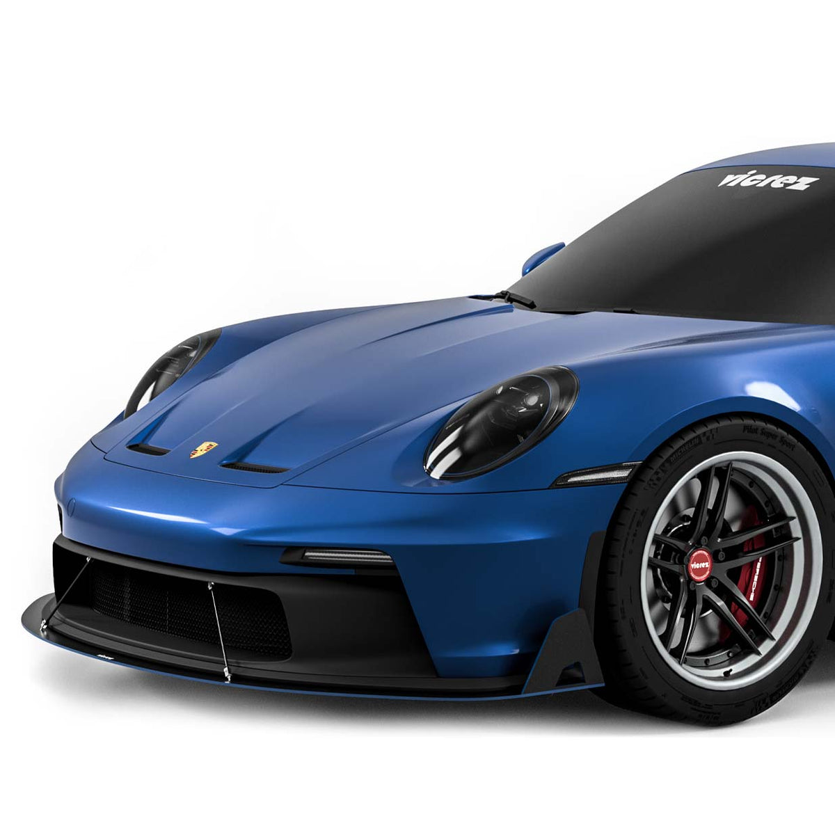 2022-2024 Porsche 911 GT3 Uruzo Style Front Splitter