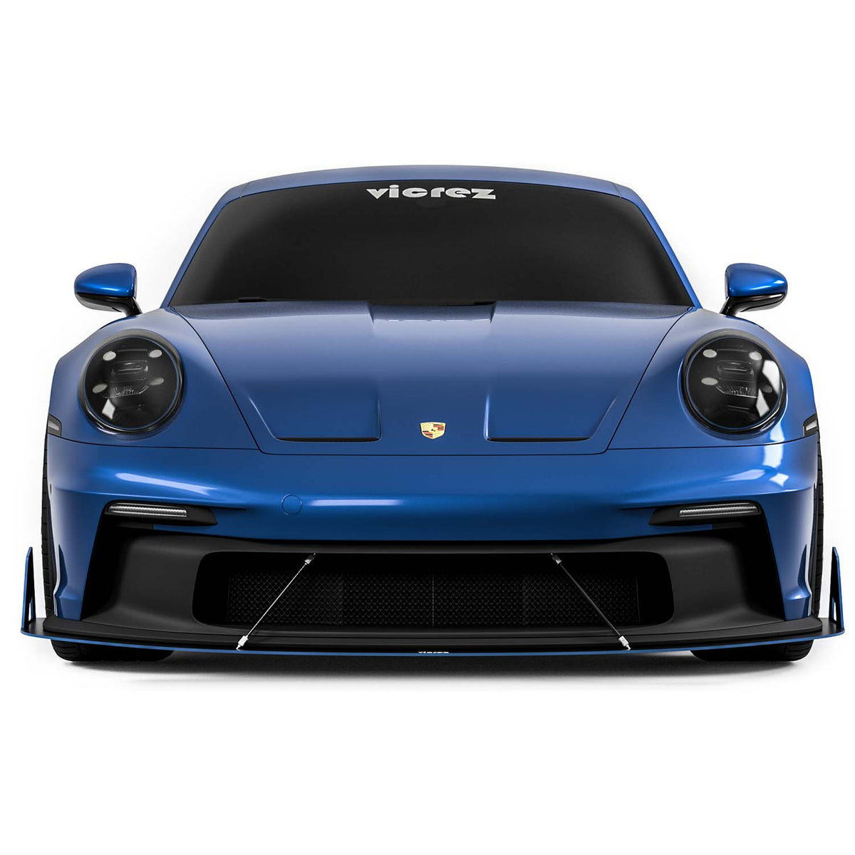 2022-2024 Porsche 911 GT3 Uruzo Style Front Splitter - view 5