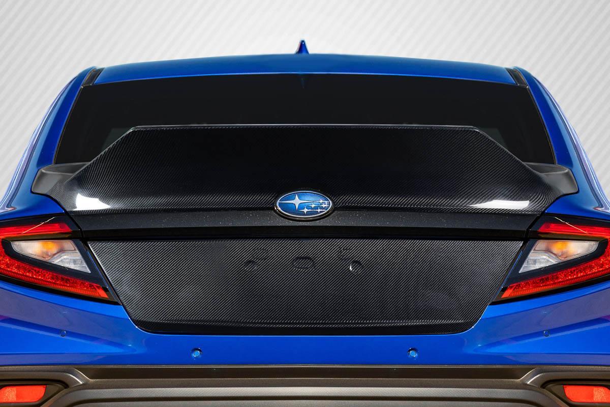 2022-2024 Subaru WRX Duckbill Rear Trunk, Carbon Fiber - view 1