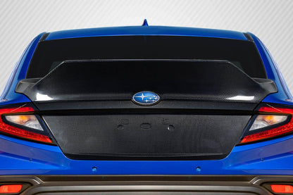 2022-2024 Subaru WRX Duckbill Rear Trunk, Carbon Fiber - view 1