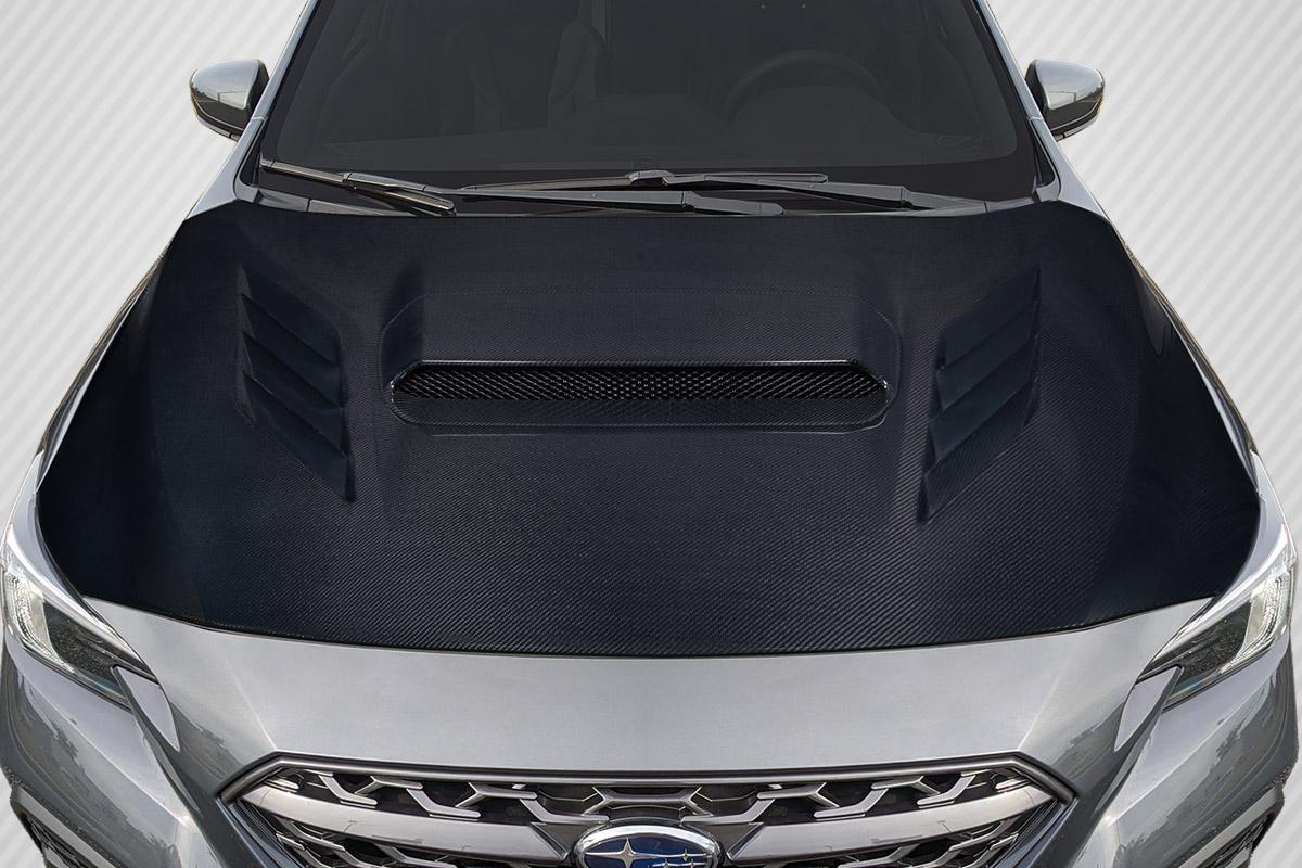 2022-2024 Subaru WRX Minari Hood, Carbon Fiber - view 1