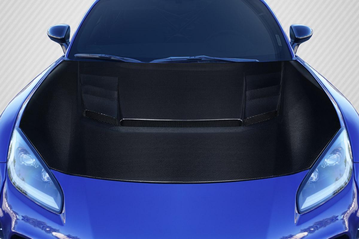 2022-2025 Toyota GR86 / Subaru BRZ Exospeed Hood, Carbon Fiber - view 1