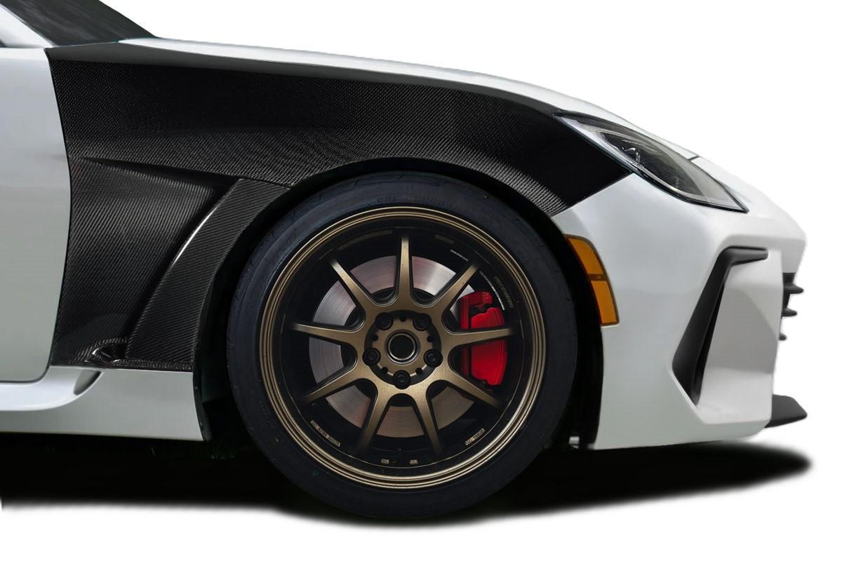 2022-2025 Toyota GR86 / Subaru BRZ Kumei Front Fenders, Carbon Fiber - view 1