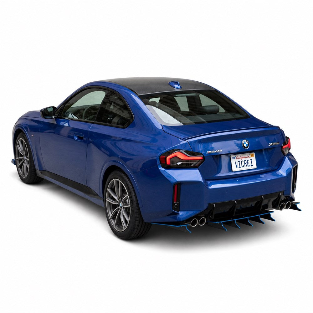 2022-2026 BMW 2 Series Zonari VR5 Rear Diffuser, ABS - view 2