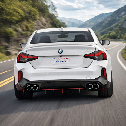 2022-2026 BMW 2 Series Zonari VR5 Rear Diffuser, ABS - view 4