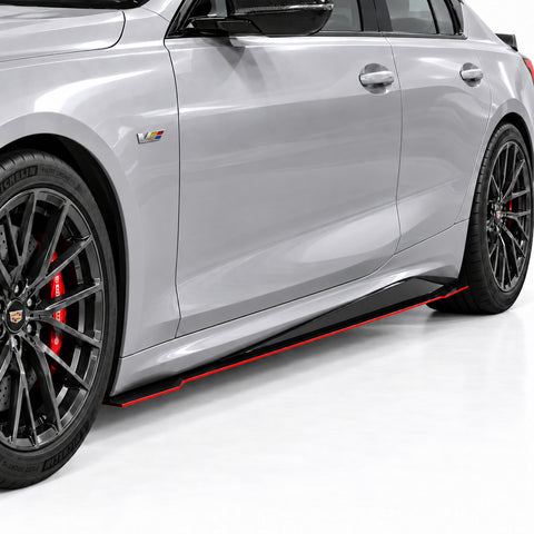 2022-2025 Cadillac CT5-V Blackwing V7R Side Skirt Splitters