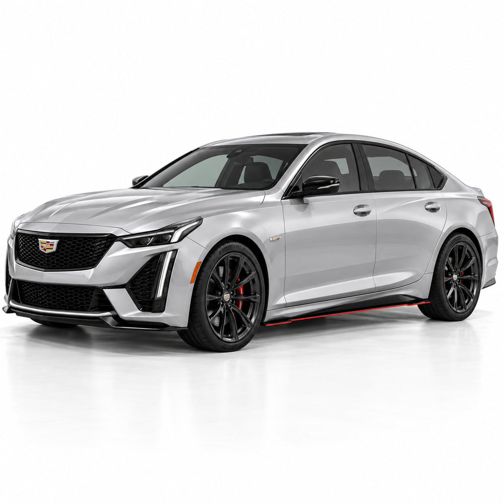 2022-2026 Cadillac CT5-V V7R Side Skirt Splitter Set - view 2