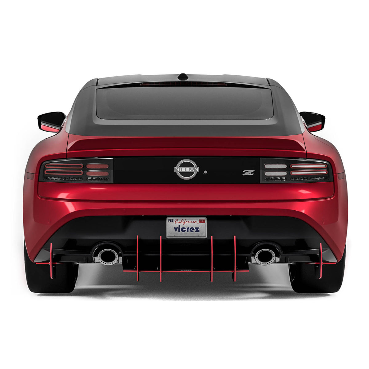 2022-2026 Nissan Z Centa VR2 Rear Diffuser, Made in USA - view 3