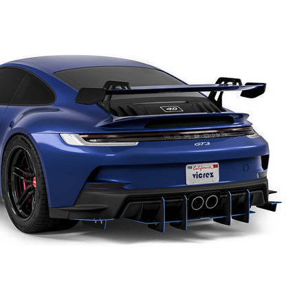 2022-2026 Porsche 911 GT3 Genali VR2 Rear Diffuser - view 4