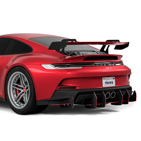 2022-2024 Porsche 911 GT3 Uruzo Style Rear Diffuser