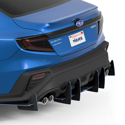 2022-2026 Subaru WRX Genali VR2 Rear Diffuser, Made in USA - view 4