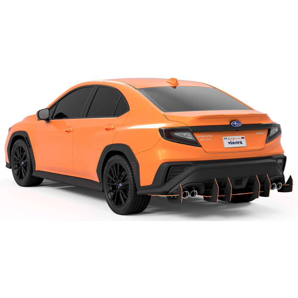 2022-2026 Subaru WRX LV2 Rear Diffuser, Made in USA - view 2