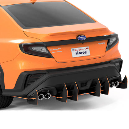 2022-2026 Subaru WRX LV2 Rear Diffuser, Made in USA - view 3