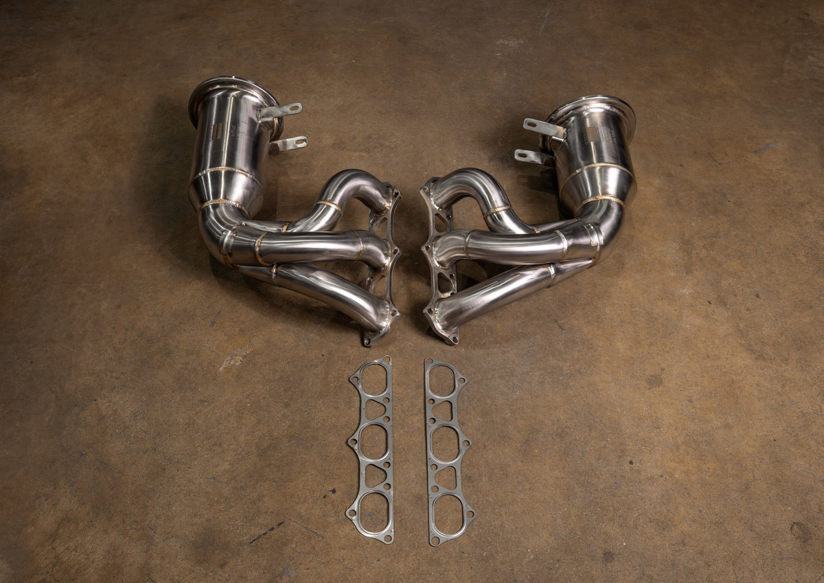 2022-2027 400 Cell Catted Down Pipes For Porsche 992 GT3 / GT3 RS