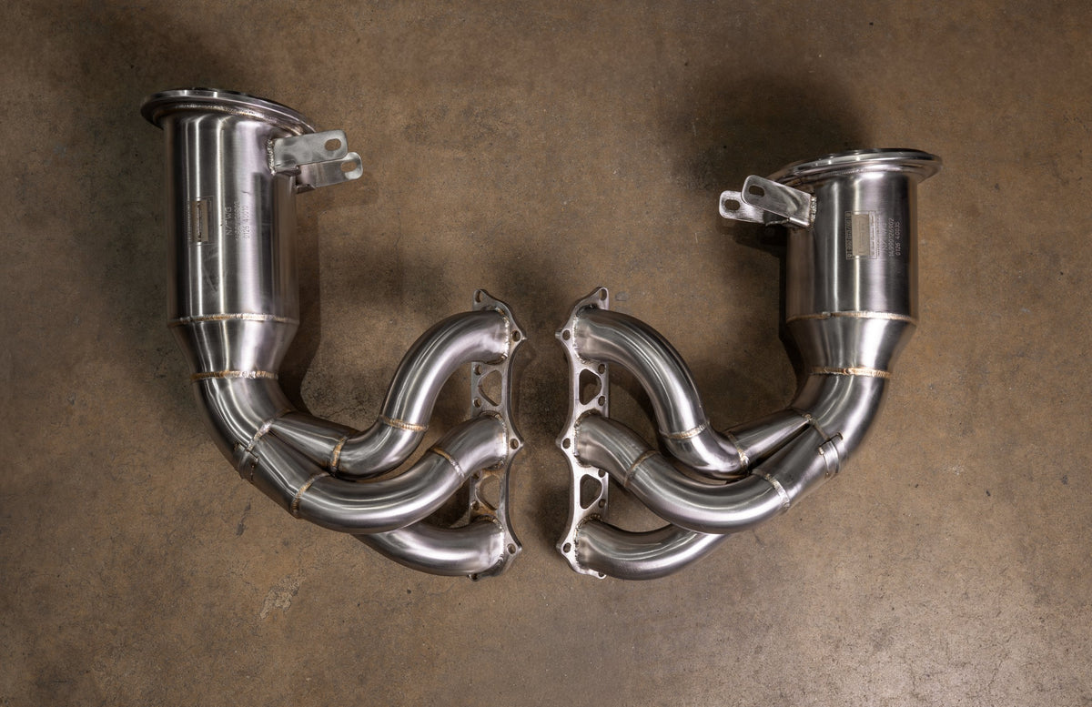 2022-2027 400 Cell Catted Down Pipes For Porsche 992 GT3 / GT3 RS