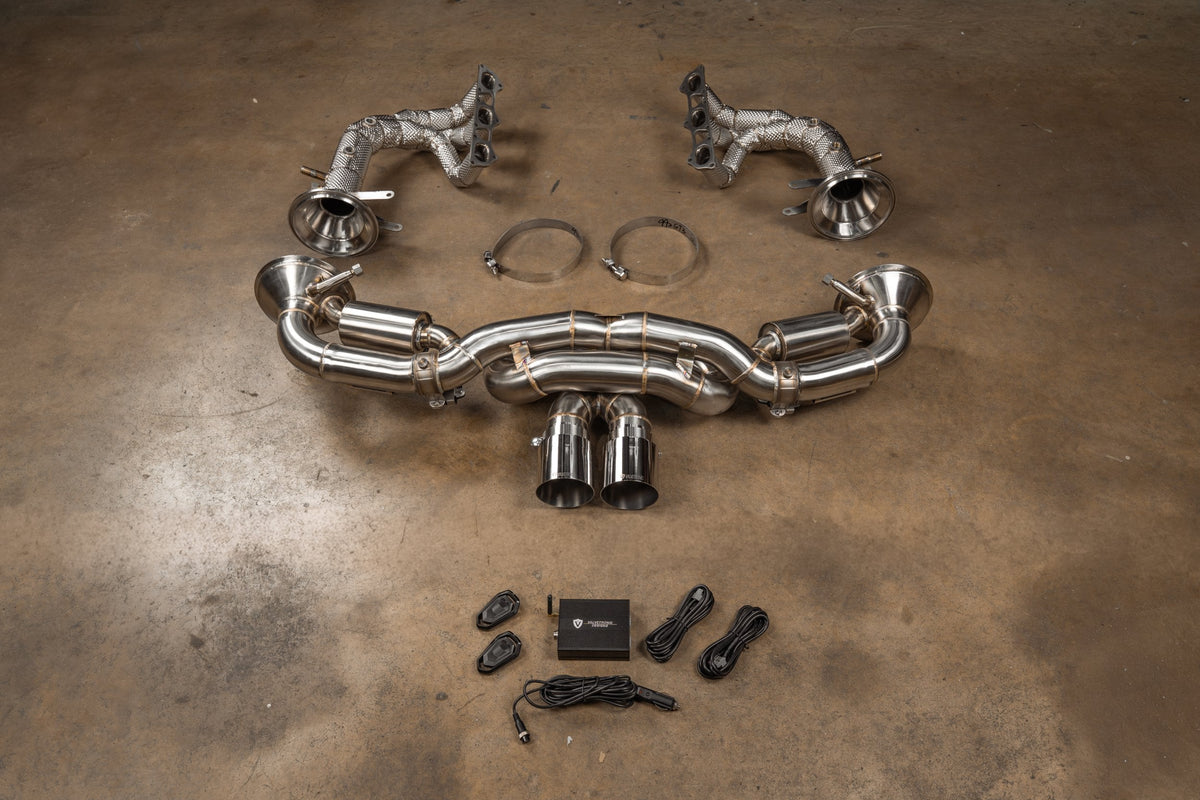 2022-2027 Valvetronic Valved Sport Exhaust System for Porsche 992 GT3/RS