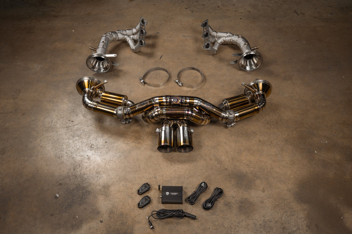 2022-2027 Valvetronic Valved Sport Exhaust System for Porsche 992 GT3/RS