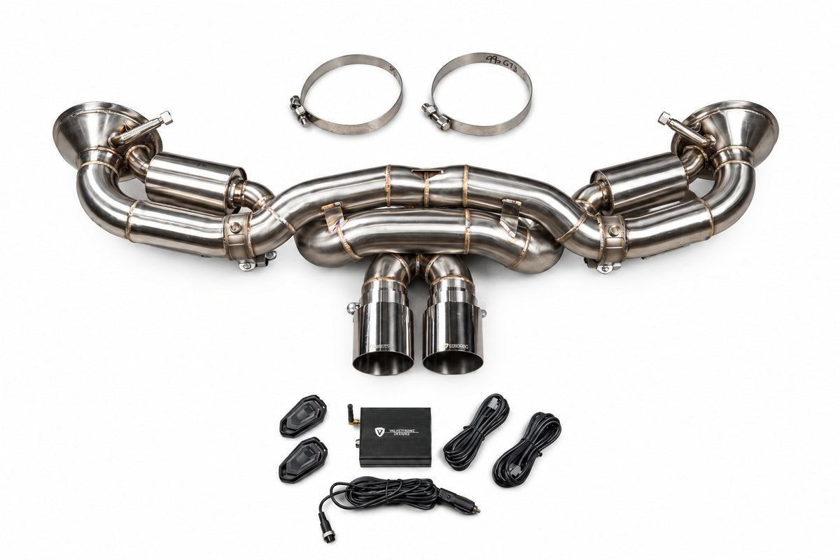 2022-2027 Valvetronic Valved Sport Exhaust System for Porsche 992 GT3/RS