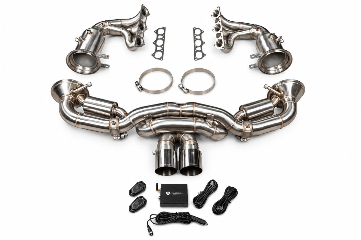 2022-2027 Valvetronic Valved Sport Exhaust System for Porsche 992 GT3/RS