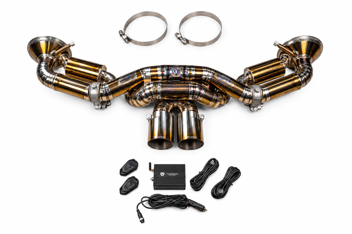 2022-2027 Valvetronic Valved Sport Exhaust System for Porsche 992 GT3/RS