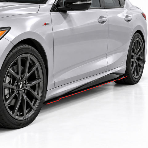 2023-2025 Acura Integra V7R Side Skirt Splitters