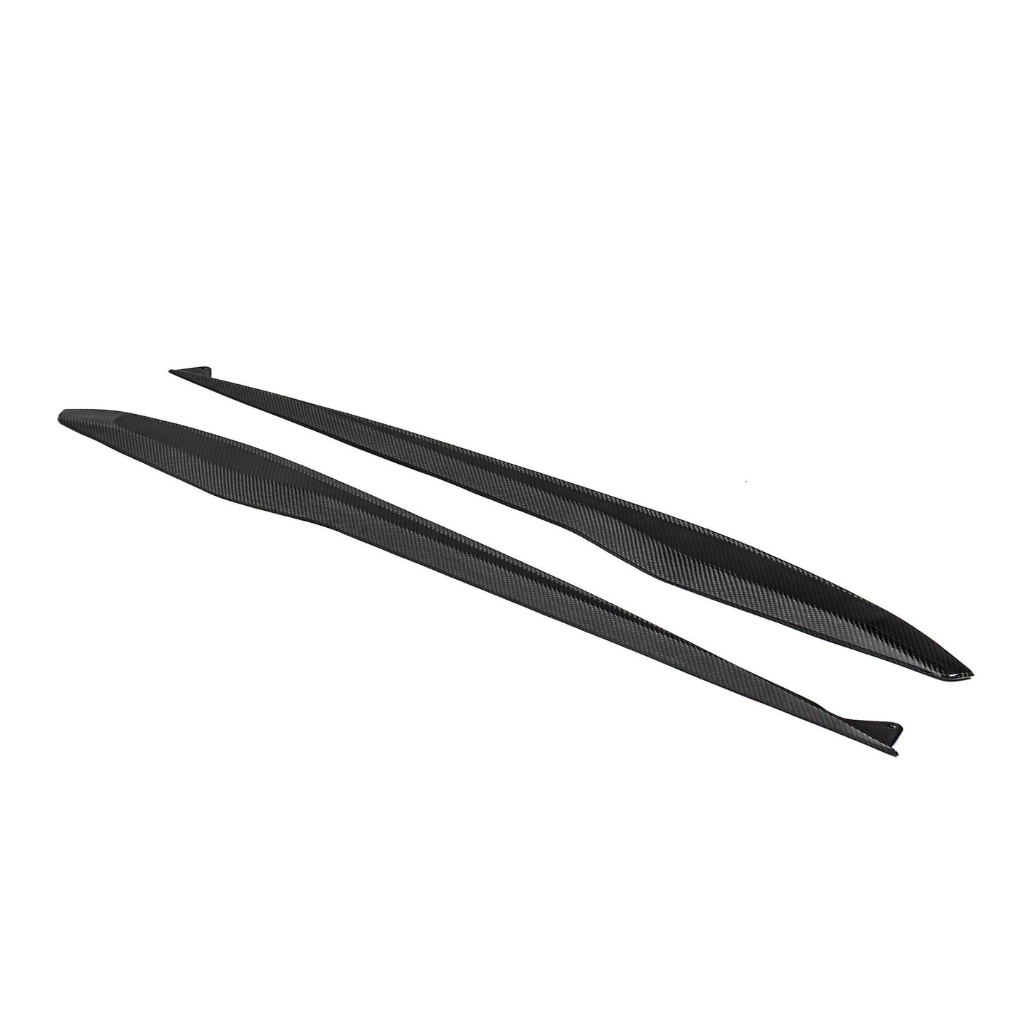 2023-2027 C8 Corvette Z06/E-Ray Type Z07 Dry Gloss Carbon Fiber Side Skirts Pair