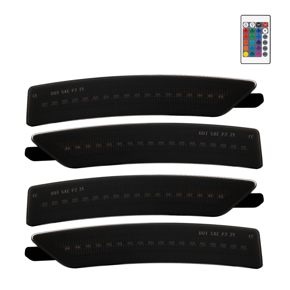 2024-2026 Ford Mustang S650 RGB Smoke LED Side Markers