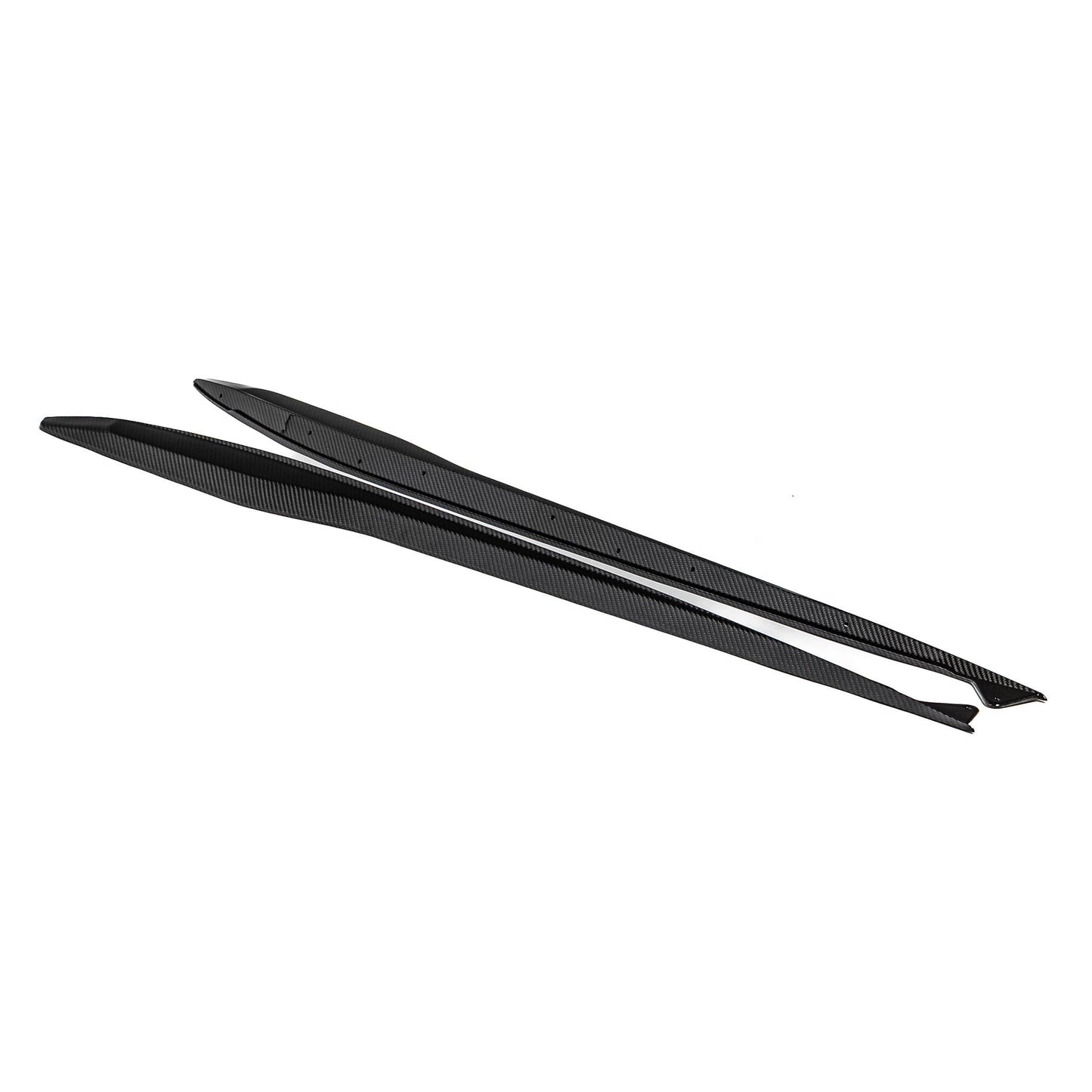 2023-2027 C8 Corvette Z06/E-Ray Type Z07 Dry Gloss Carbon Fiber Side Skirts Pair