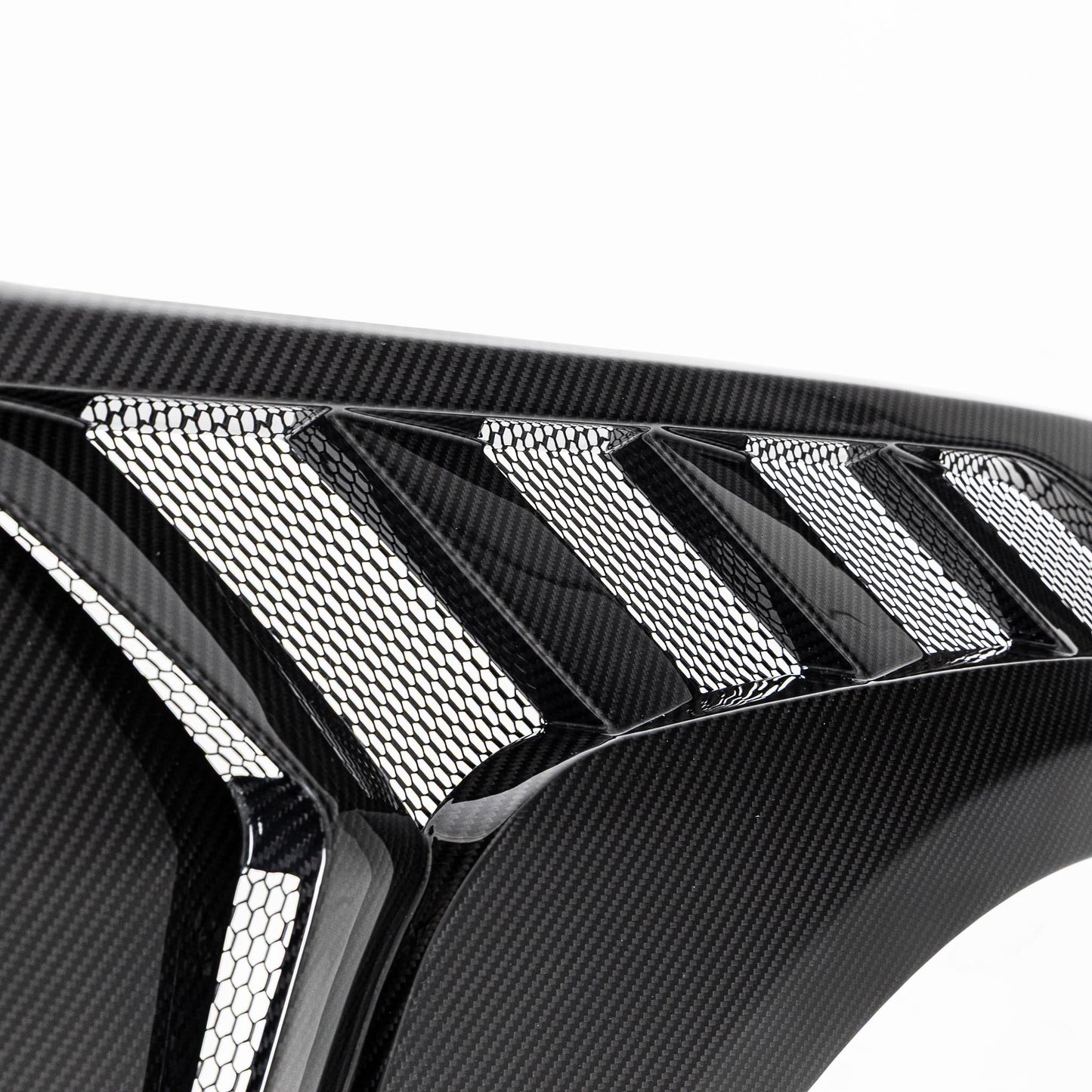 2024-2026 Mustang S650 Type-GTD Dry Gloss Carbon Fiber Front Fenders Pair