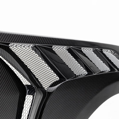 2024-2026 Mustang S650 Type-GTD Dry Gloss Carbon Fiber Front Fenders Pair
