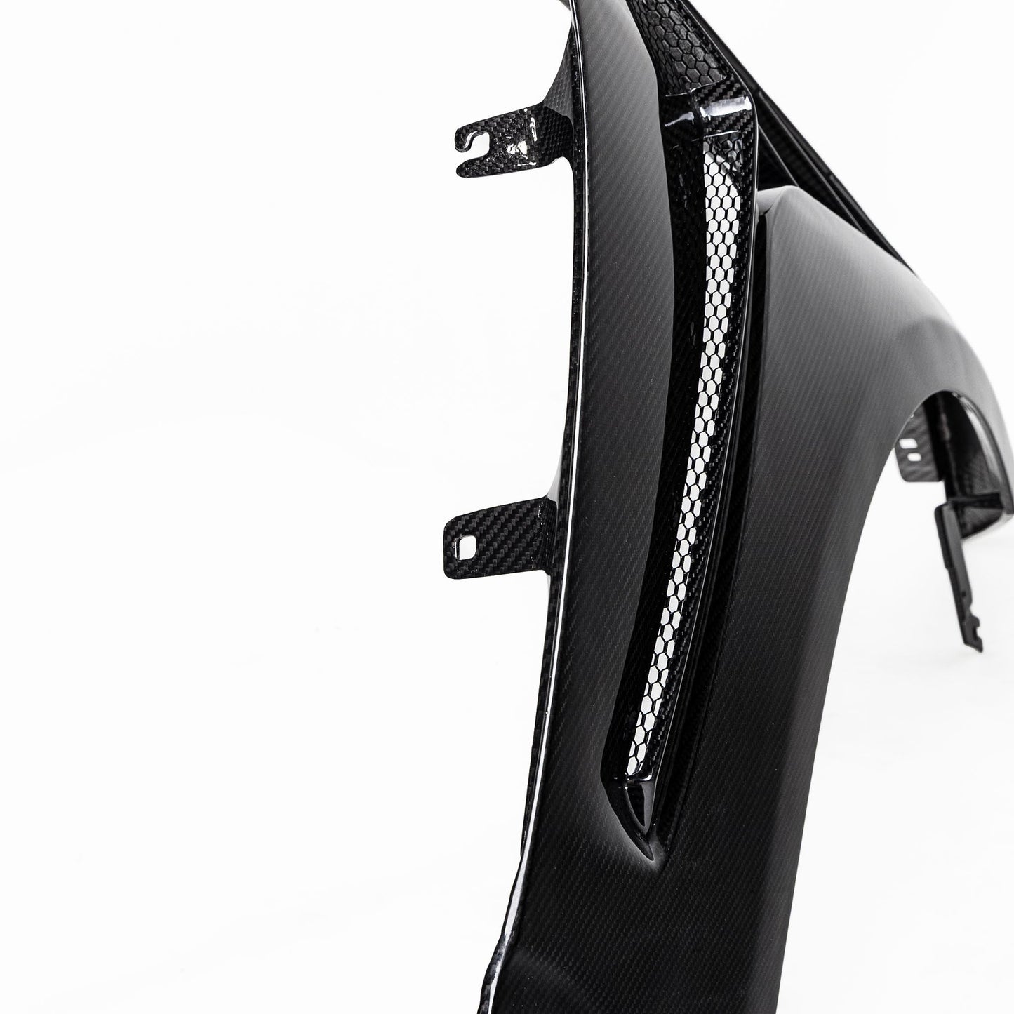 2024-2026 Mustang S650 Type-GTD Dry Gloss Carbon Fiber Front Fenders Pair