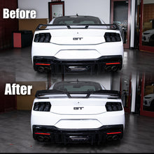 2024+ Mustang S650 Dark Horse Rear Spoiler Gloss Carbon Fiber 2pcs