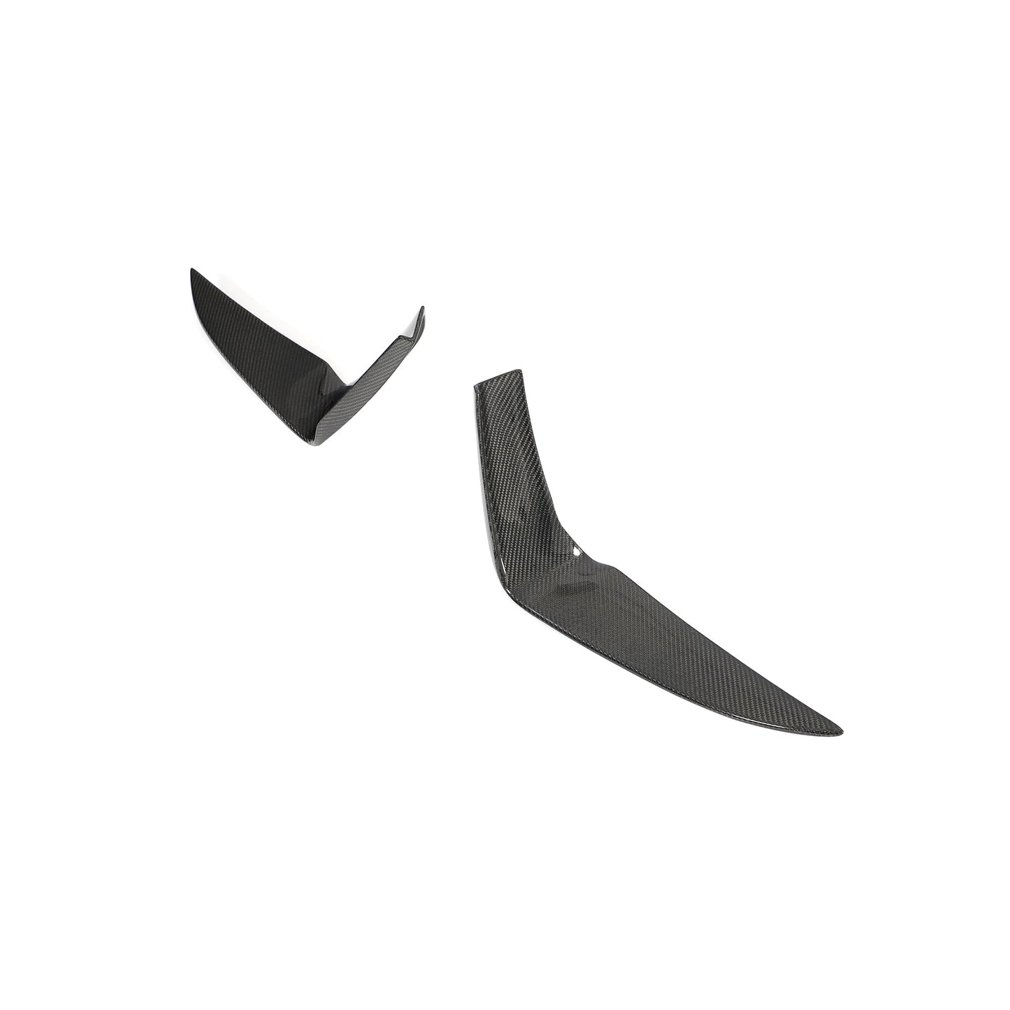 2010-2025 Chevy Camaro 1LE Canards Track Package Double Sided Gloss Carbon Fiber