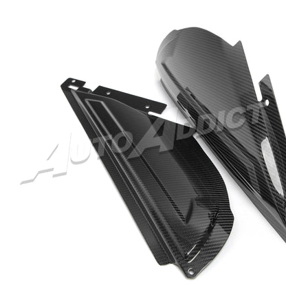 2021-2026 BMW G82 G83 M4 Dry Gloss Double Sided Carbon Fiber Cowl Cover Panels