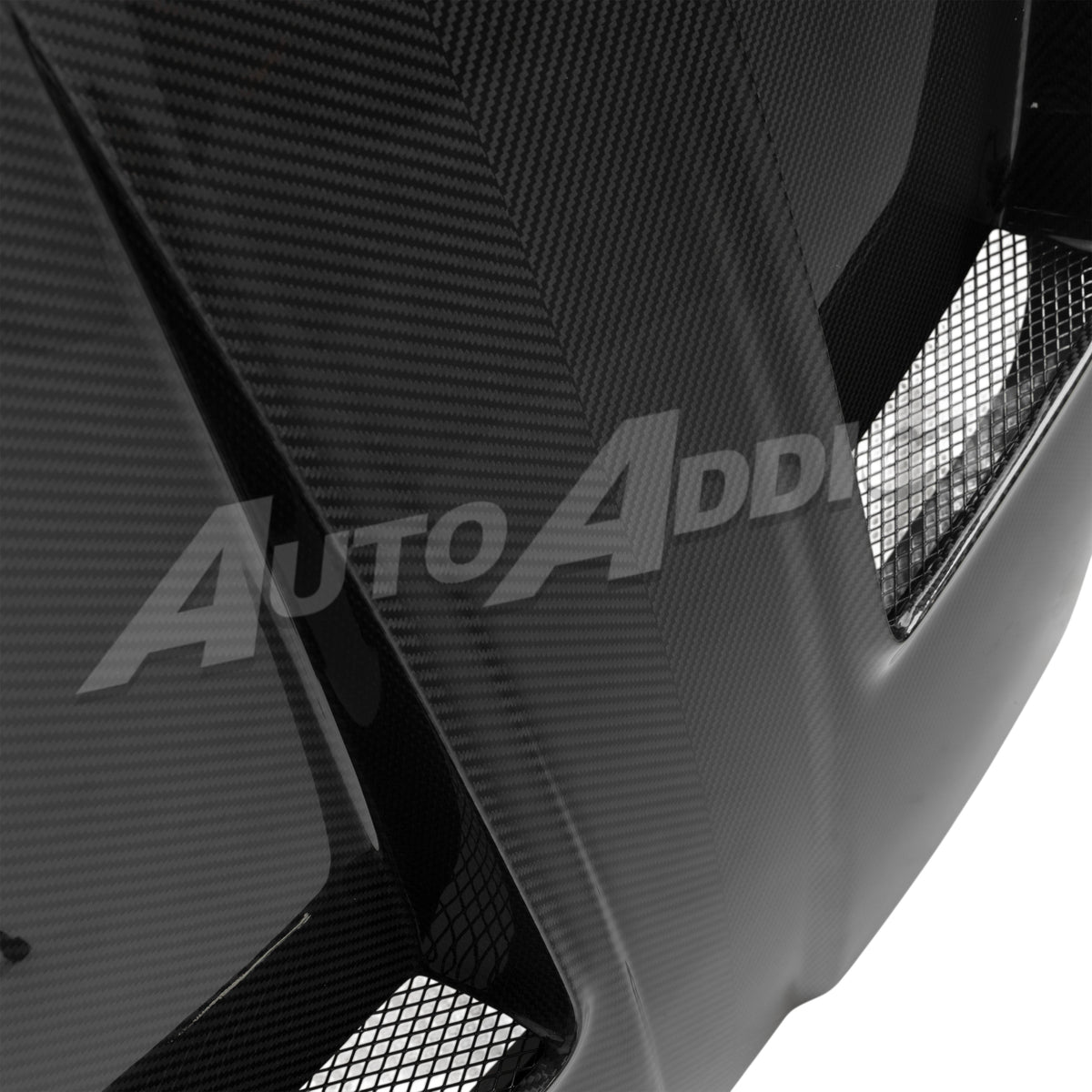 2021-2026 BMW G82 G83 M4 Dry Gloss Double Sided Carbon Fiber Front Hood Functional Vents