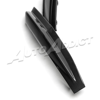 2021-2026 BMW G82 G83 M4 Dry Gloss Double Sided Carbon Fiber Rear Side Diffuser