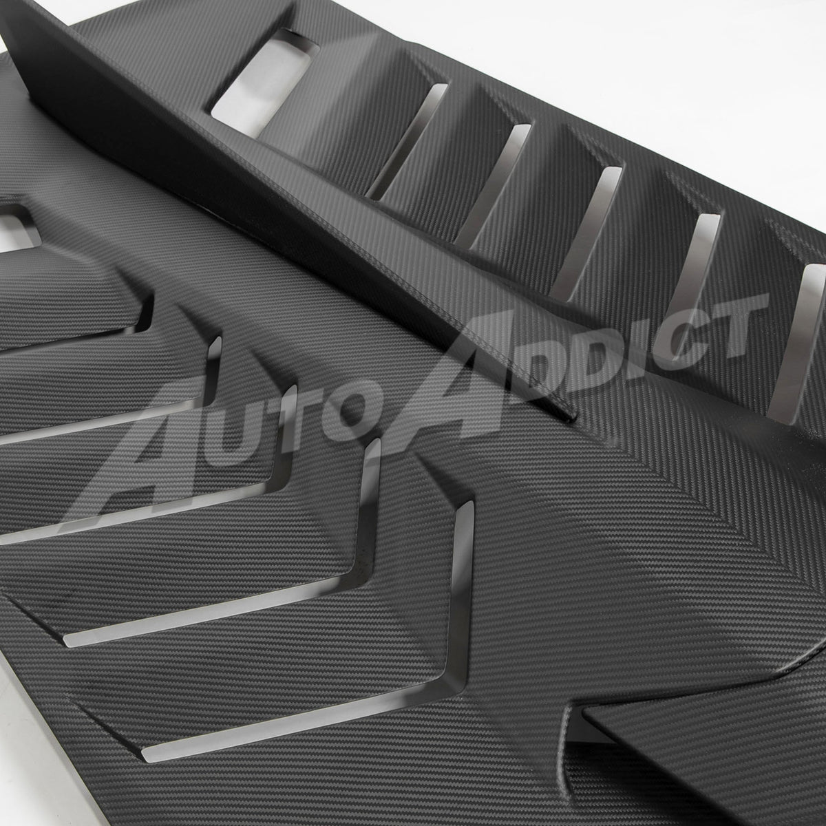 STO Lamborghini Huracan Dry Carbon Fiber Functional Rear Engine Cover Spoiler Fin