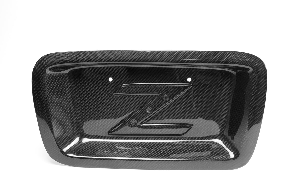 Carbon Fiber License Plate Backing- 2003-2008 Nissan 350 Z