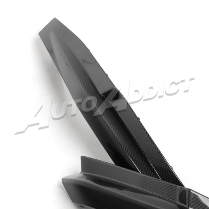 2021-2026 BMW G82 G83 M4 Dry Gloss Double Sided Carbon Fiber Rear Side Diffuser